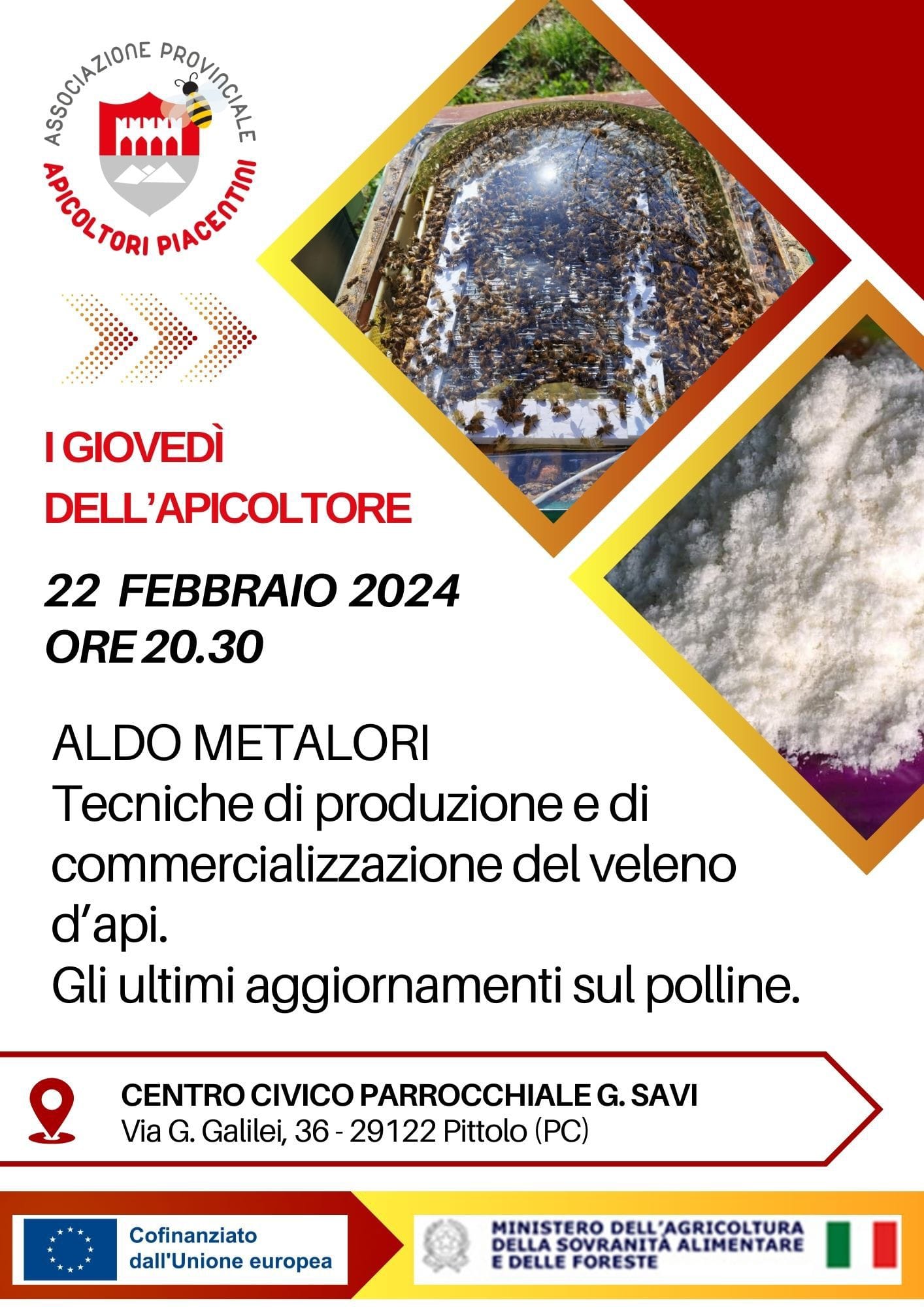 I GIOVEDI' DELL'APICOLTORE 22/02/2024